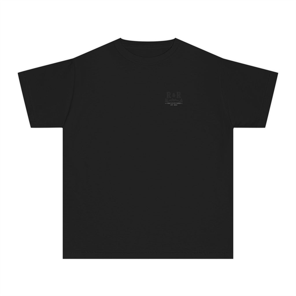 Little Ridge Crew Youth Tee — Vintage Forest Adventure Kids Shirt - Ruck & Ridge Outfitters