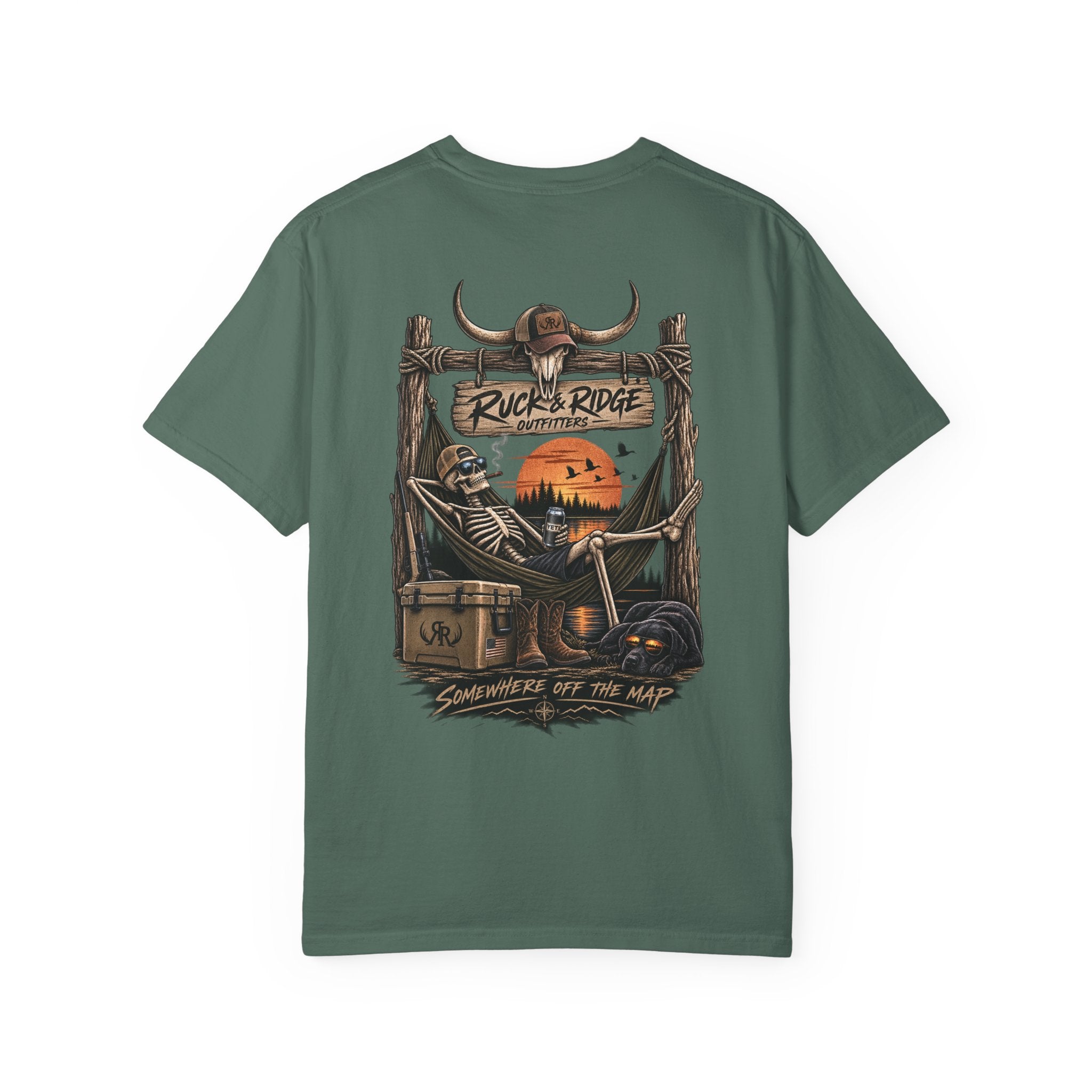 Rucker Ridge Skull Sunset T-Shirt