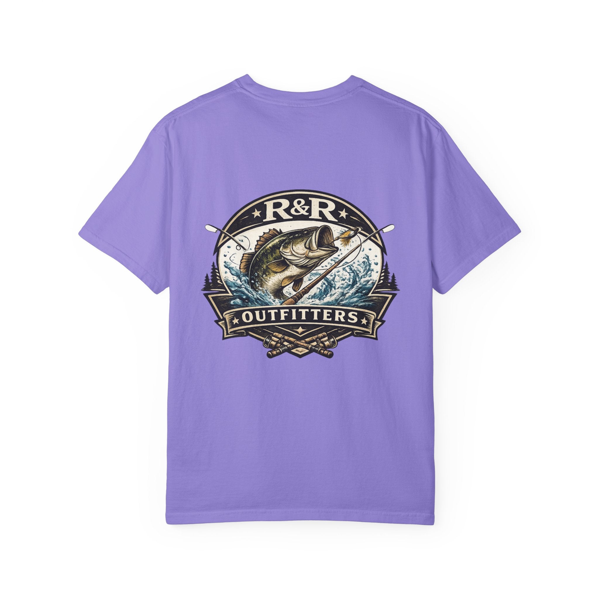 Fishing Logo T-Shirt — R&R Outfitters Bass Graphic Tee - Ruck & Ridge Outfitters