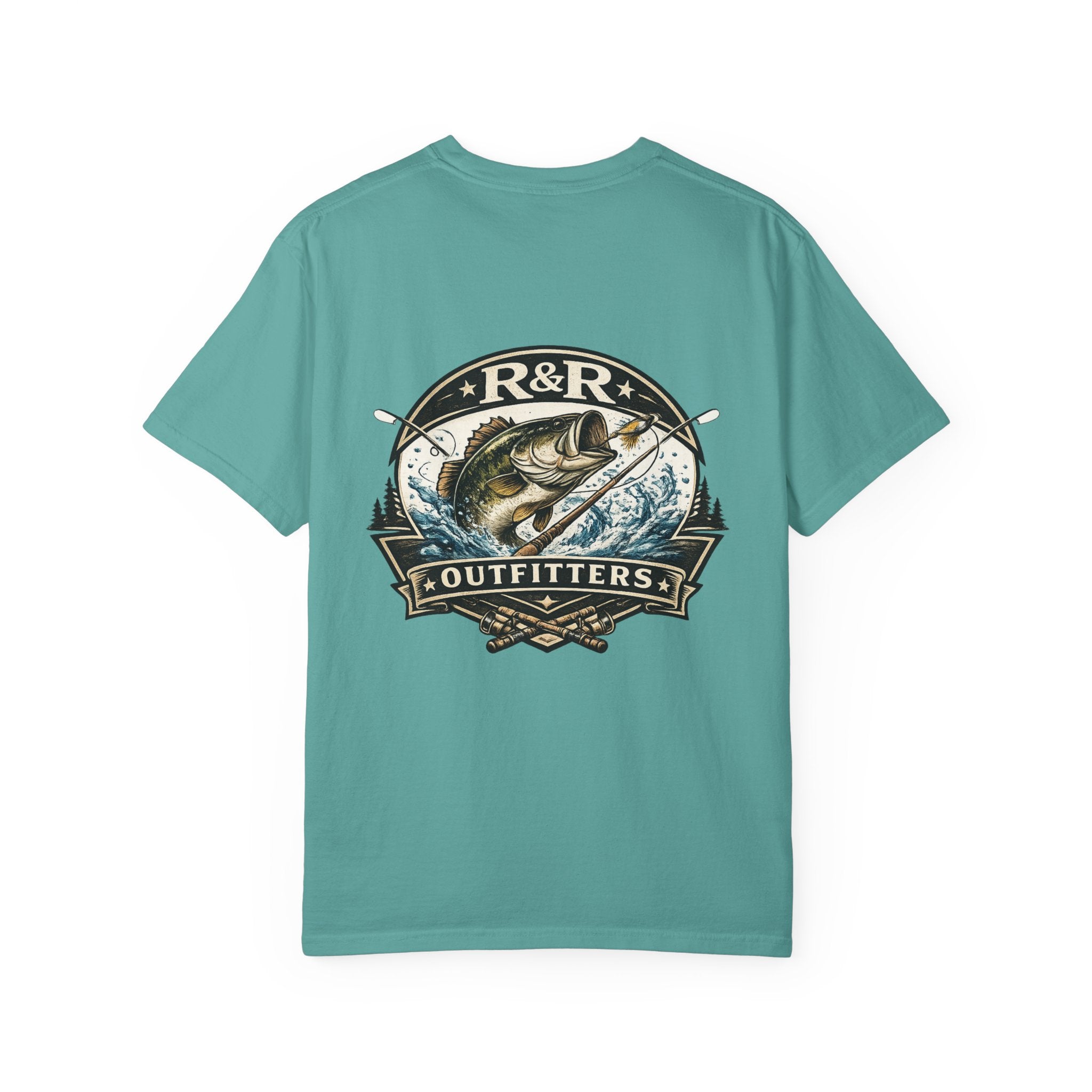 Fishing Logo T-Shirt — R&R Outfitters Bass Graphic Tee - Ruck & Ridge Outfitters