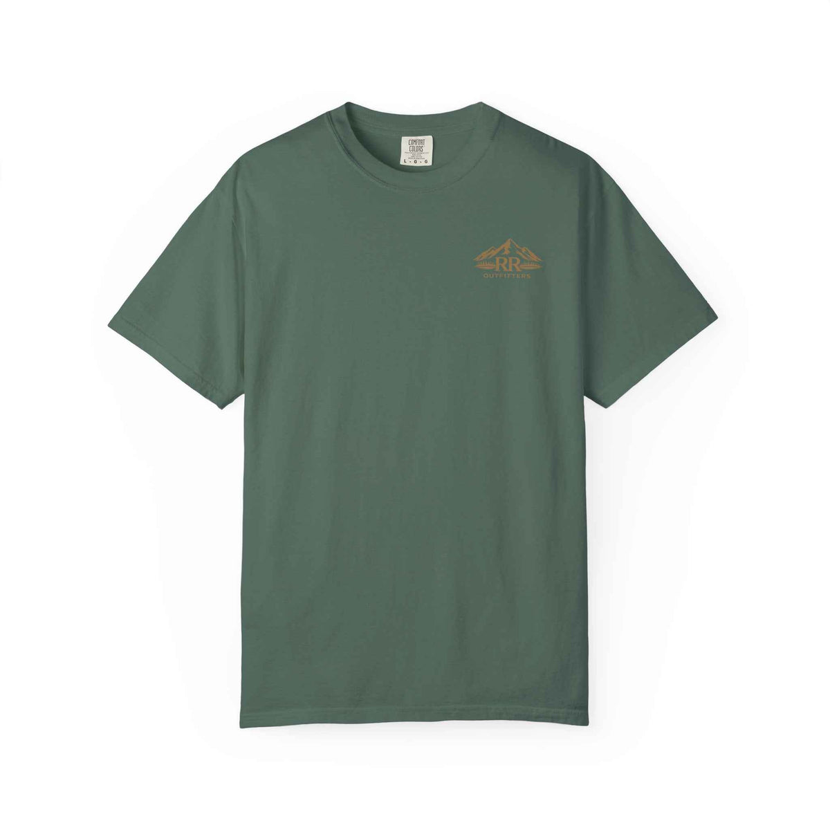 Mountain Logo T-Shirt — 'Ruck & Ridge Outfitters' Scenic Sunset Tee