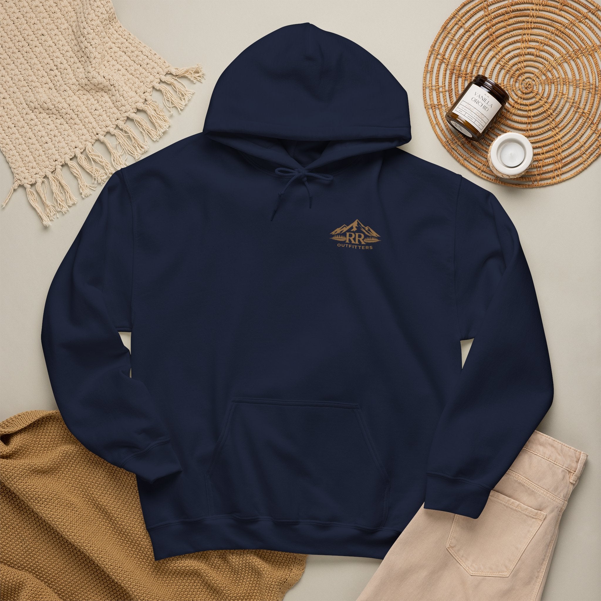 R&R Outfitters Classic Logo Hoodie | Everyday Outdoor Pullover  or