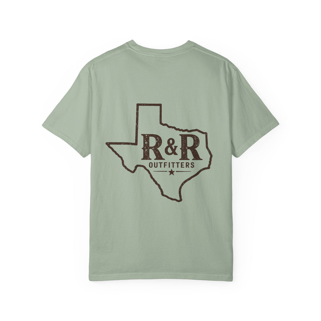 Texas R&R Outfitters T-Shirt — State Outline Logo Tee - Ruck & Ridge Outfitters