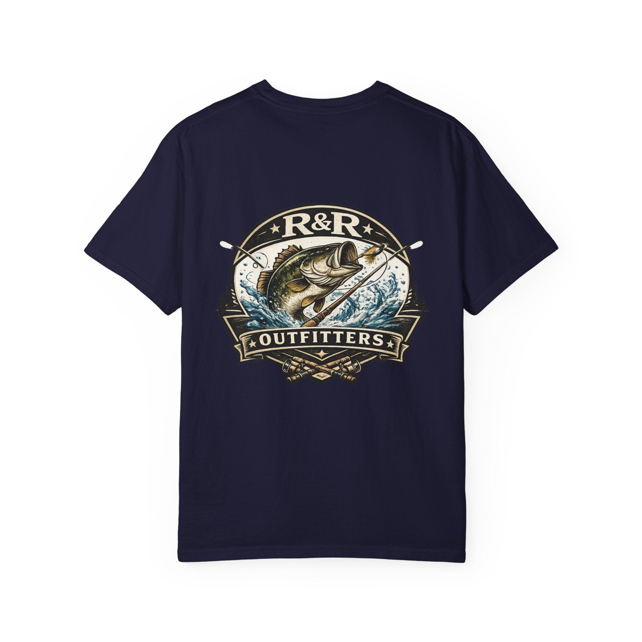 Fishing Logo T-Shirt — R&R Outfitters Bass Graphic Tee - Ruck & Ridge Outfitters