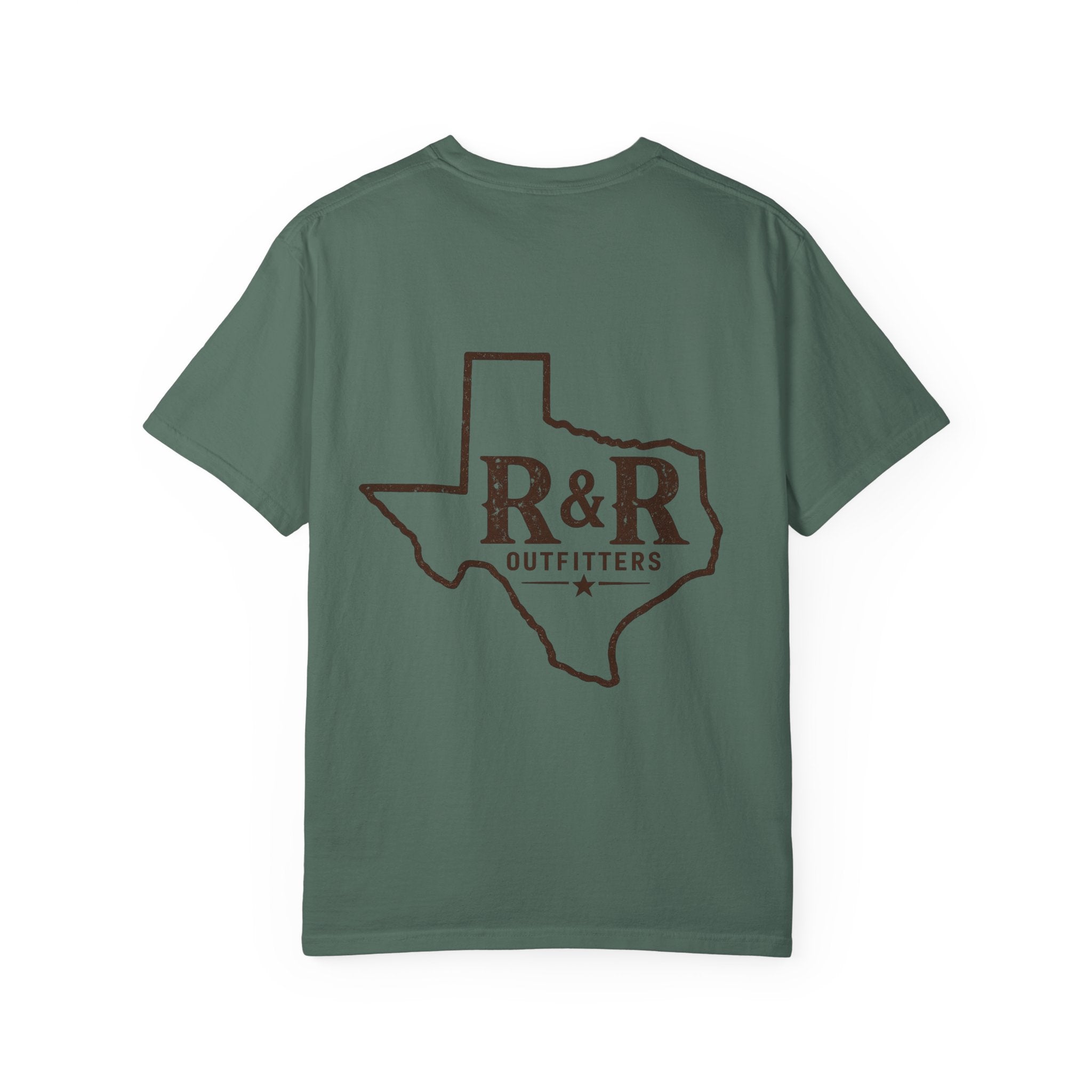 Texas R&R Outfitters T-Shirt — State Outline Logo Tee - Ruck & Ridge Outfitters
