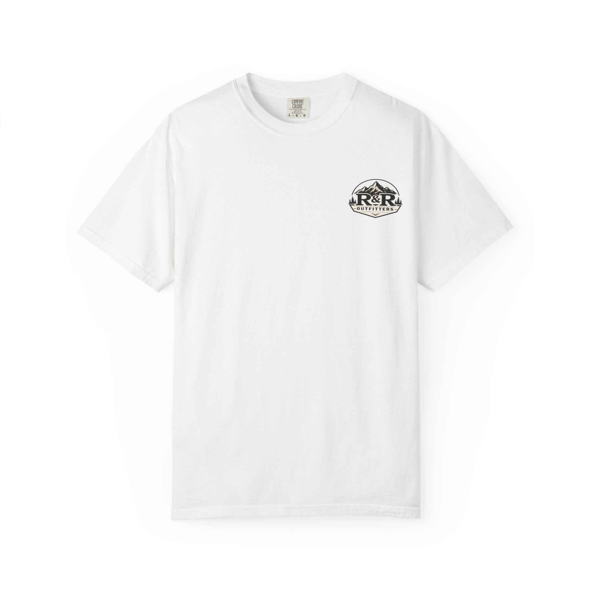 Outdoors T-Shirt — R&R Outfitters Crest Graphic (Hunting & Fishing) - Ruck & Ridge Outfitters