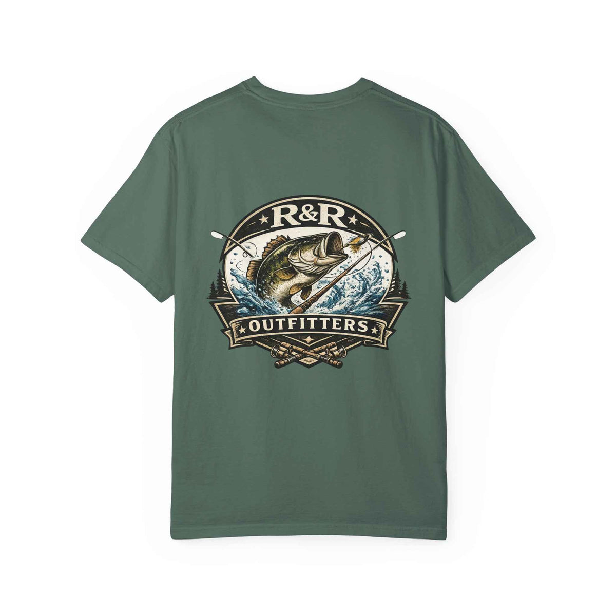 Fishing Logo T-Shirt — R&R Outfitters Bass Graphic Tee - Ruck & Ridge Outfitters