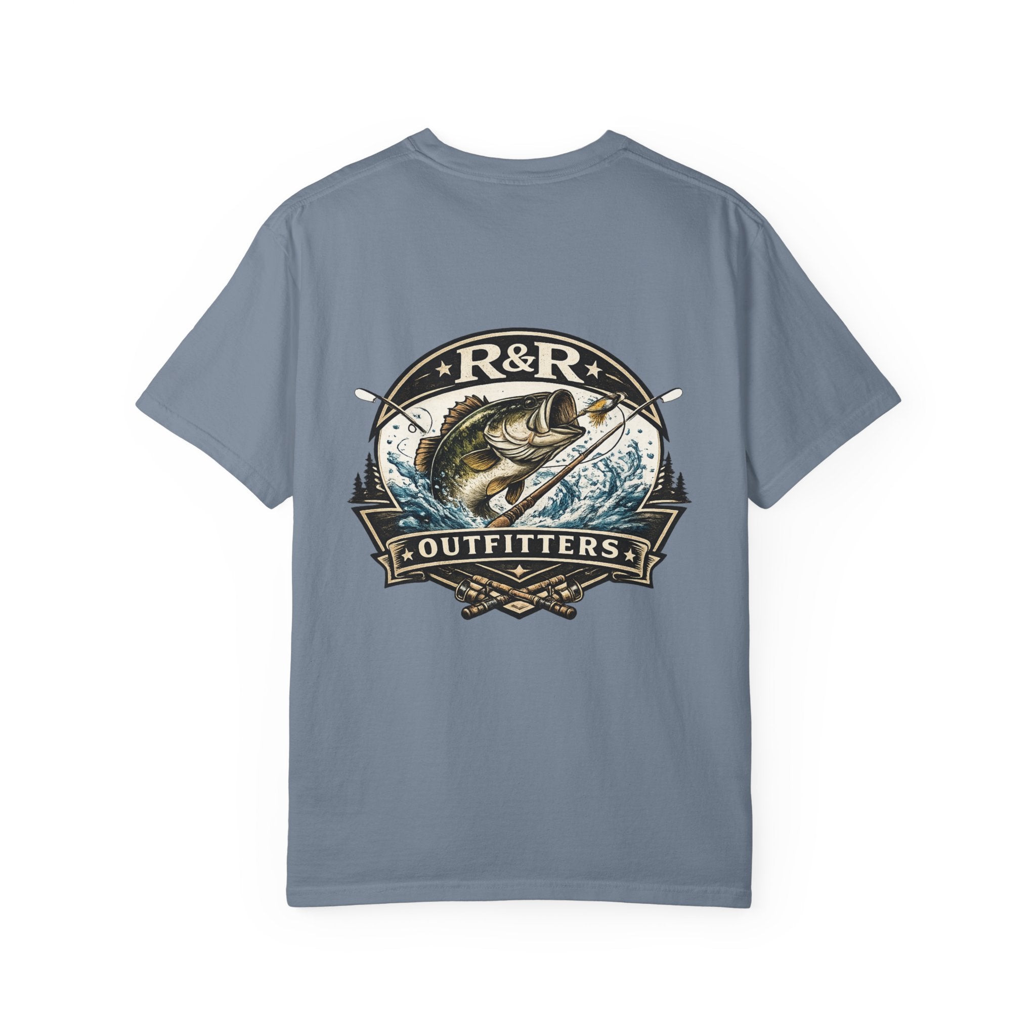 Fishing Logo T-Shirt — R&R Outfitters Bass Graphic Tee - Ruck & Ridge Outfitters