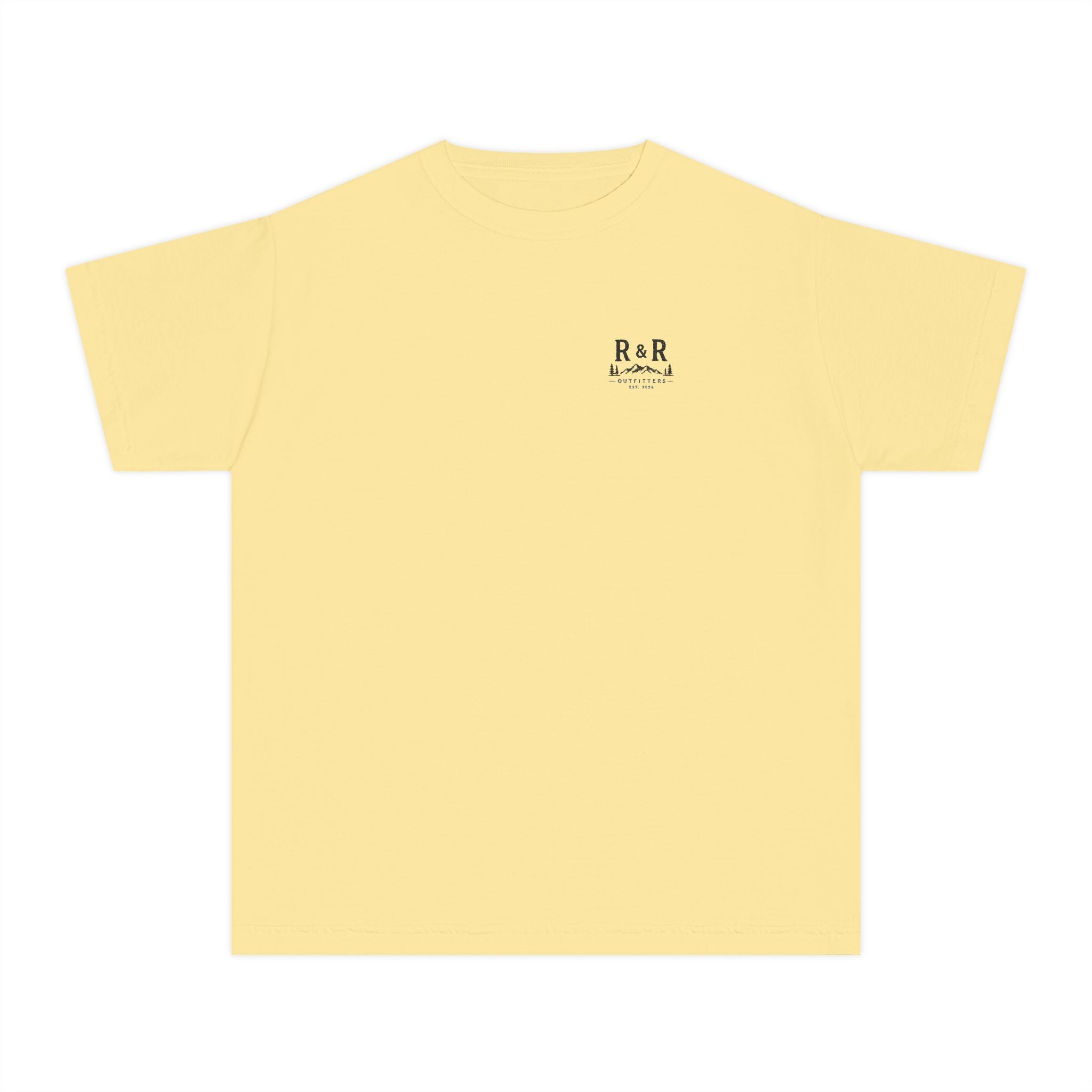 Little Ridge Crew Youth Tee — Vintage Forest Adventure Kids Shirt - Ruck & Ridge Outfitters