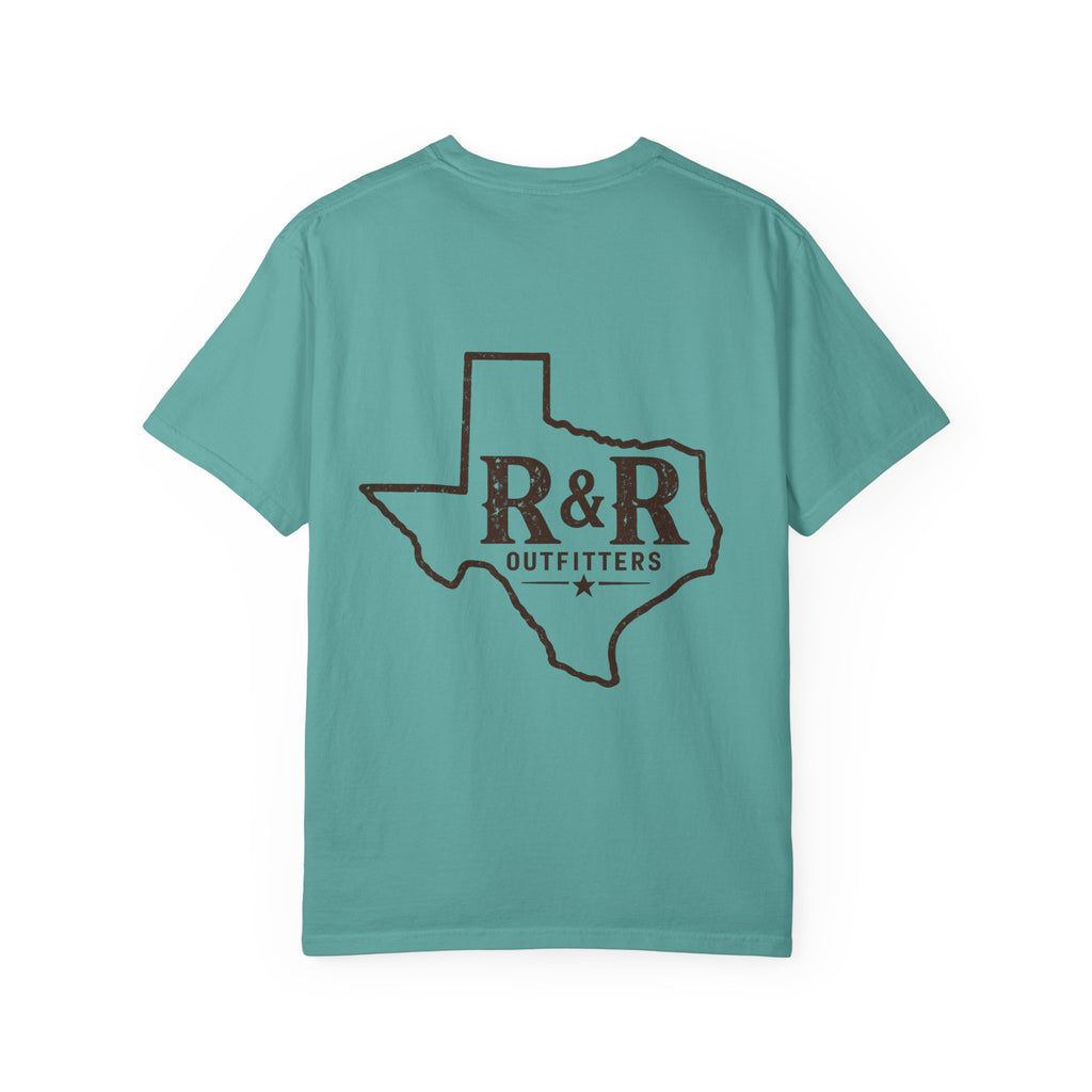 Texas R&R Outfitters T-Shirt — State Outline Logo Tee - Ruck & Ridge Outfitters