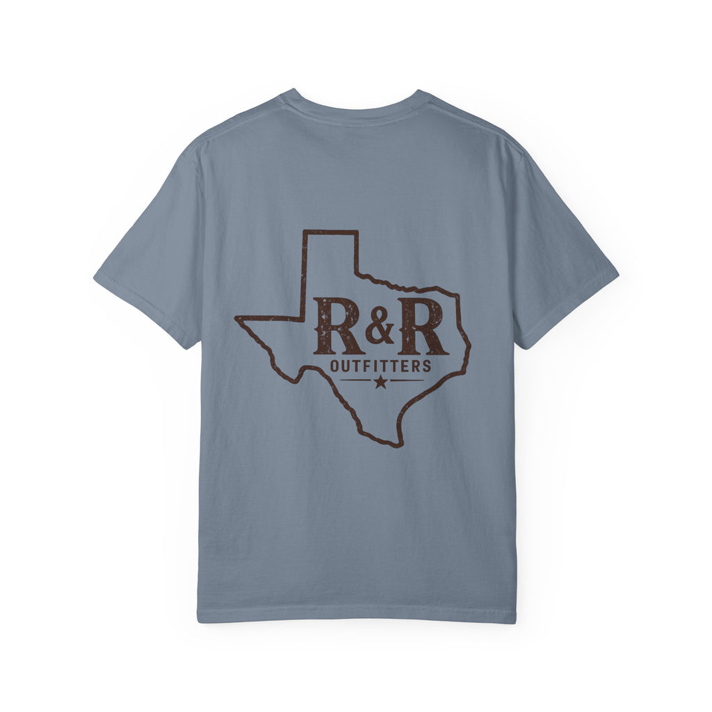 Texas R&R Outfitters T-Shirt — State Outline Logo Tee - Ruck & Ridge Outfitters