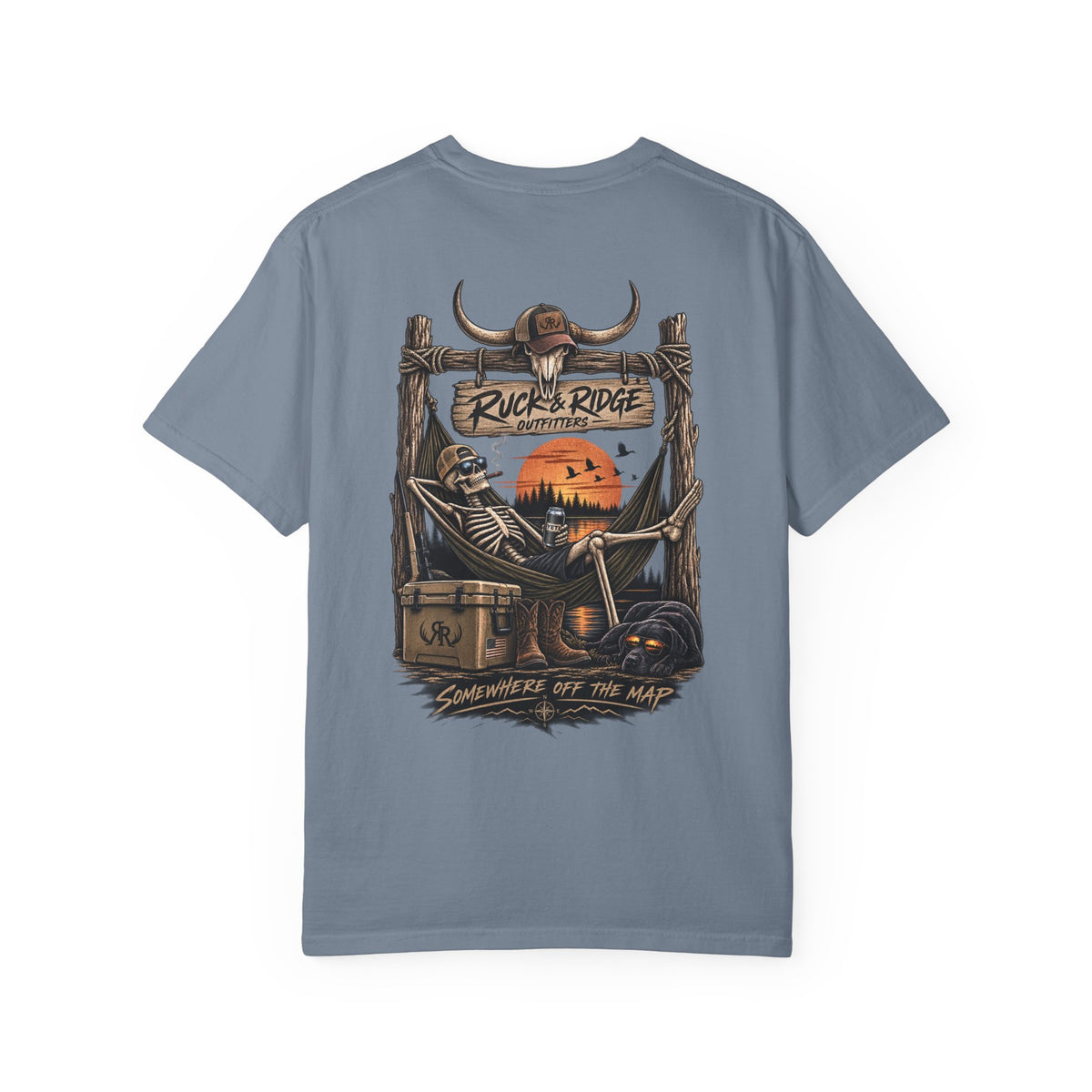 Rucker Ridge Skull Sunset T-Shirt