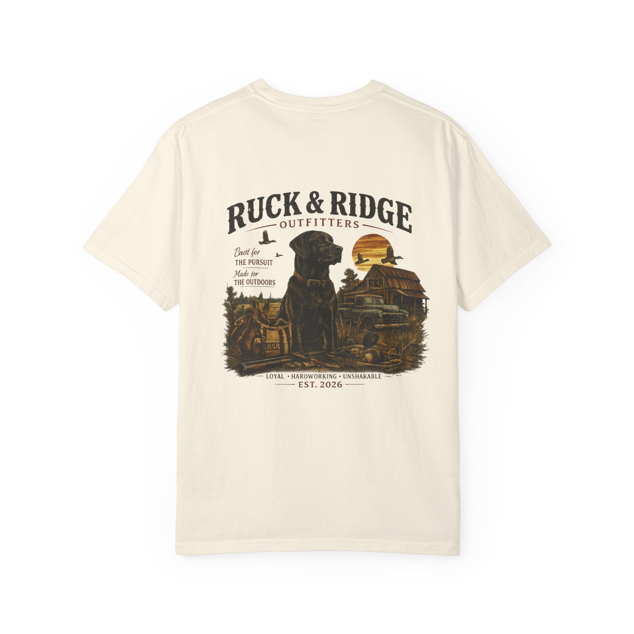 Ruck & Ridge Outfitters Graphic Tee with Black Lab - Ruck & Ridge Outfitters