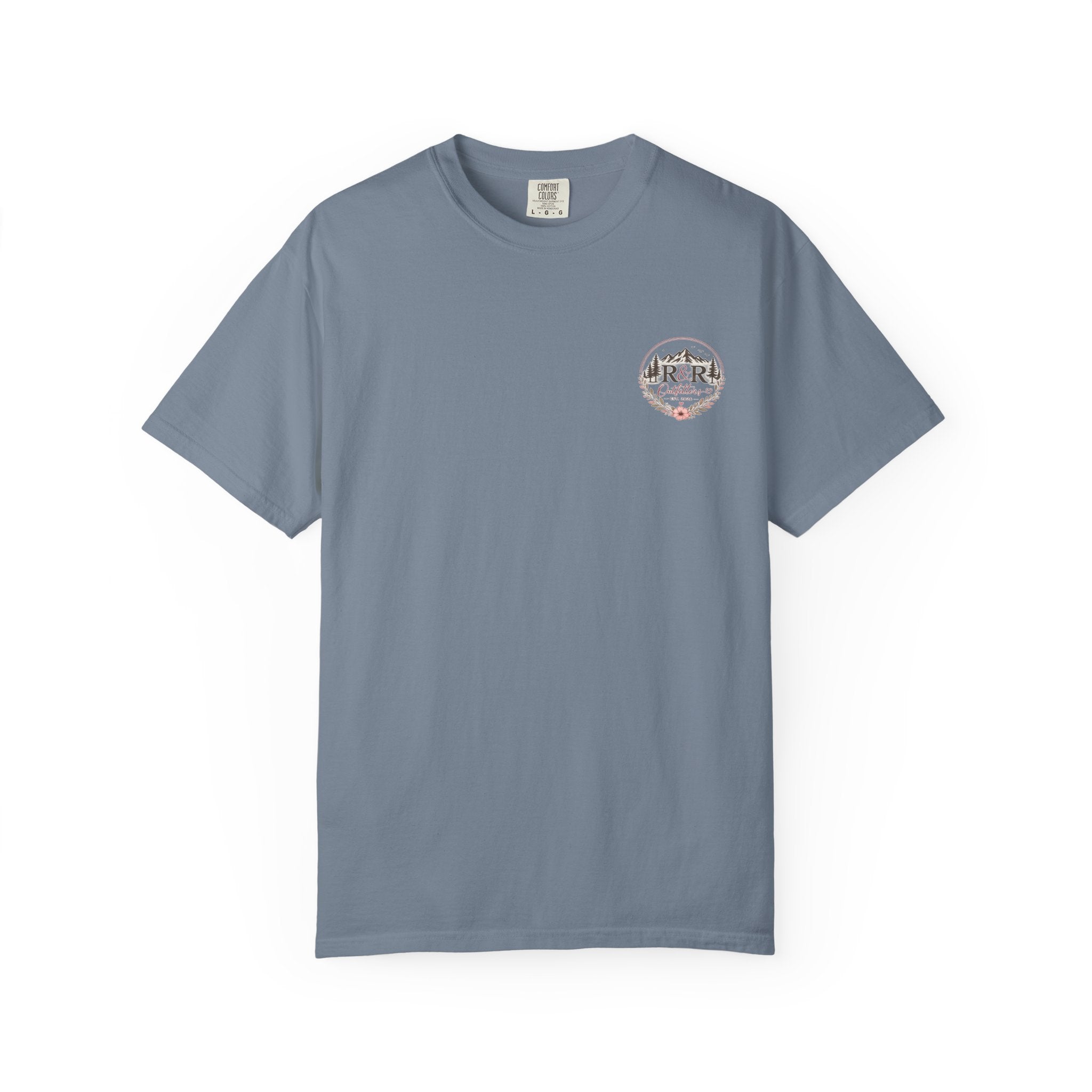 R&R Outfitters Floral Mountain T-Shirt — Est. 2023 Outdoor Logo Tee - Ruck & Ridge Outfitters