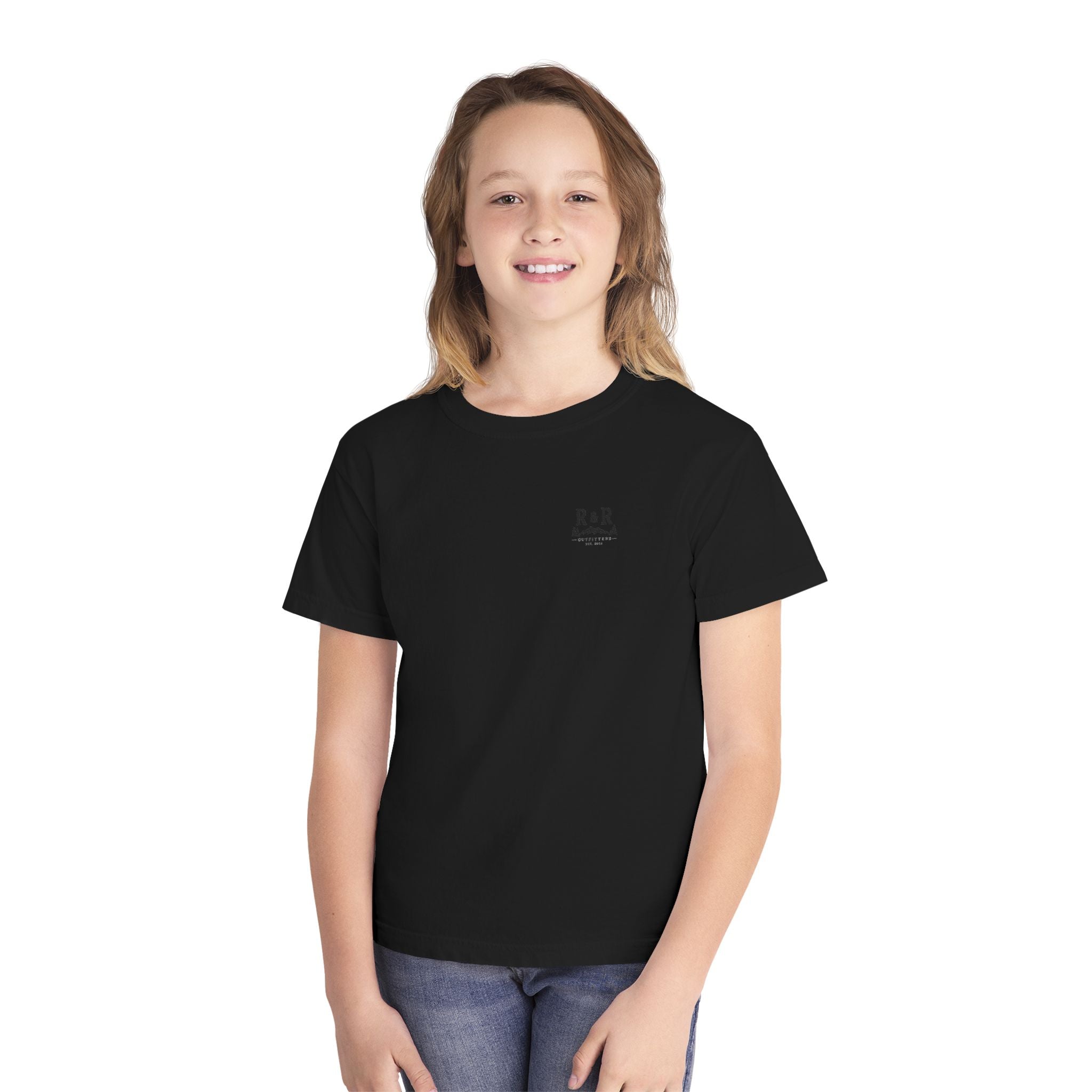 Little Ridge Crew Youth Tee — Vintage Forest Adventure Kids Shirt - Ruck & Ridge Outfitters