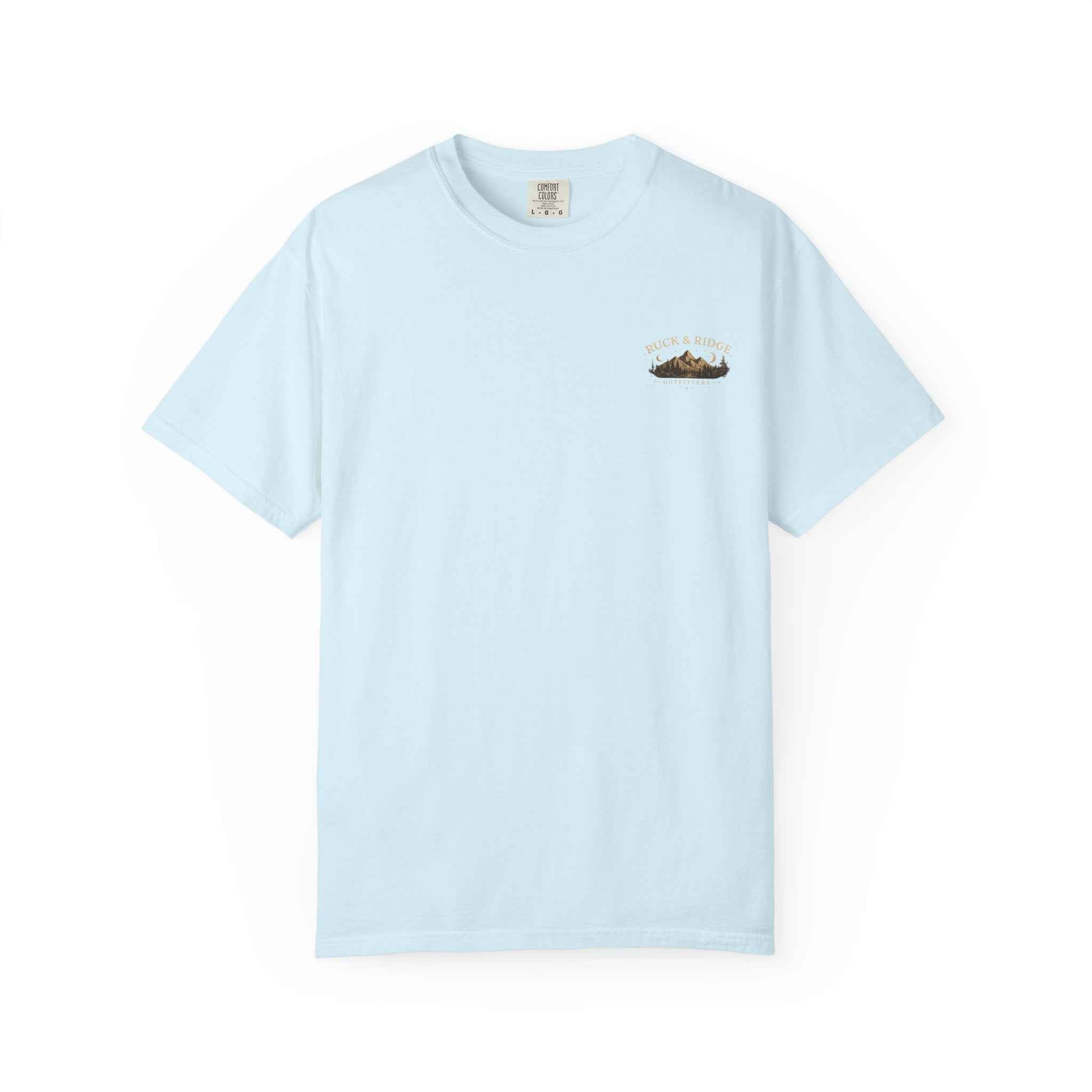 Ruck & Ridge Scenic Mountain T-Shirt — Vintage Lake Sunset Graphic