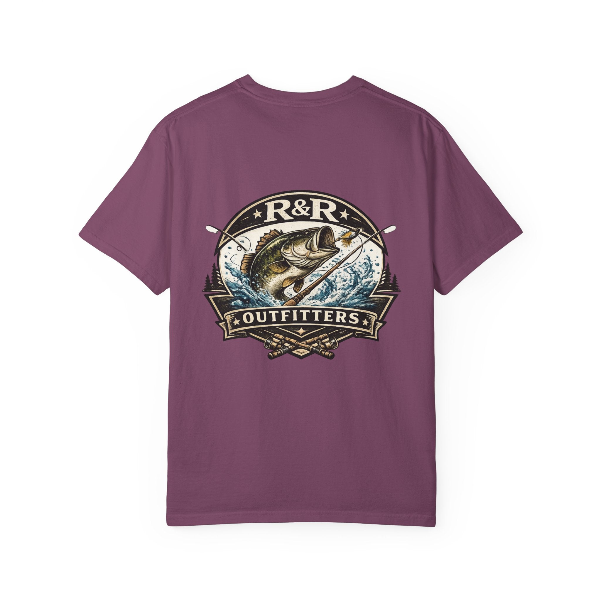 Fishing Logo T-Shirt — R&R Outfitters Bass Graphic Tee - Ruck & Ridge Outfitters