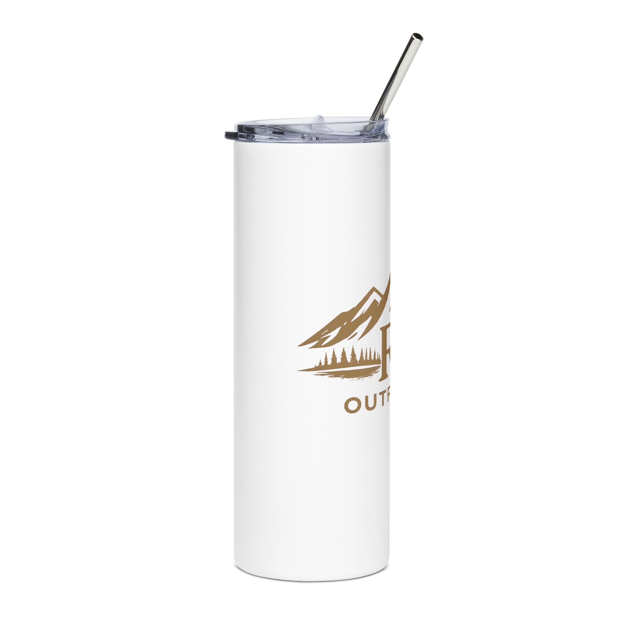 20oz Stainless Tumbler – RR Outfitters Mountain Logo Travel Cup