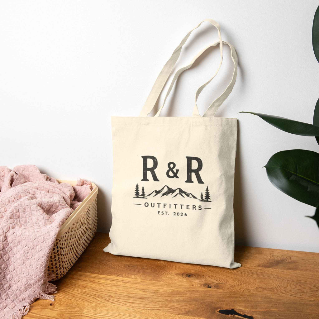 R&R Outfitters Canvas Tote Bag | Heavy-Duty Outdoor Utility Tote