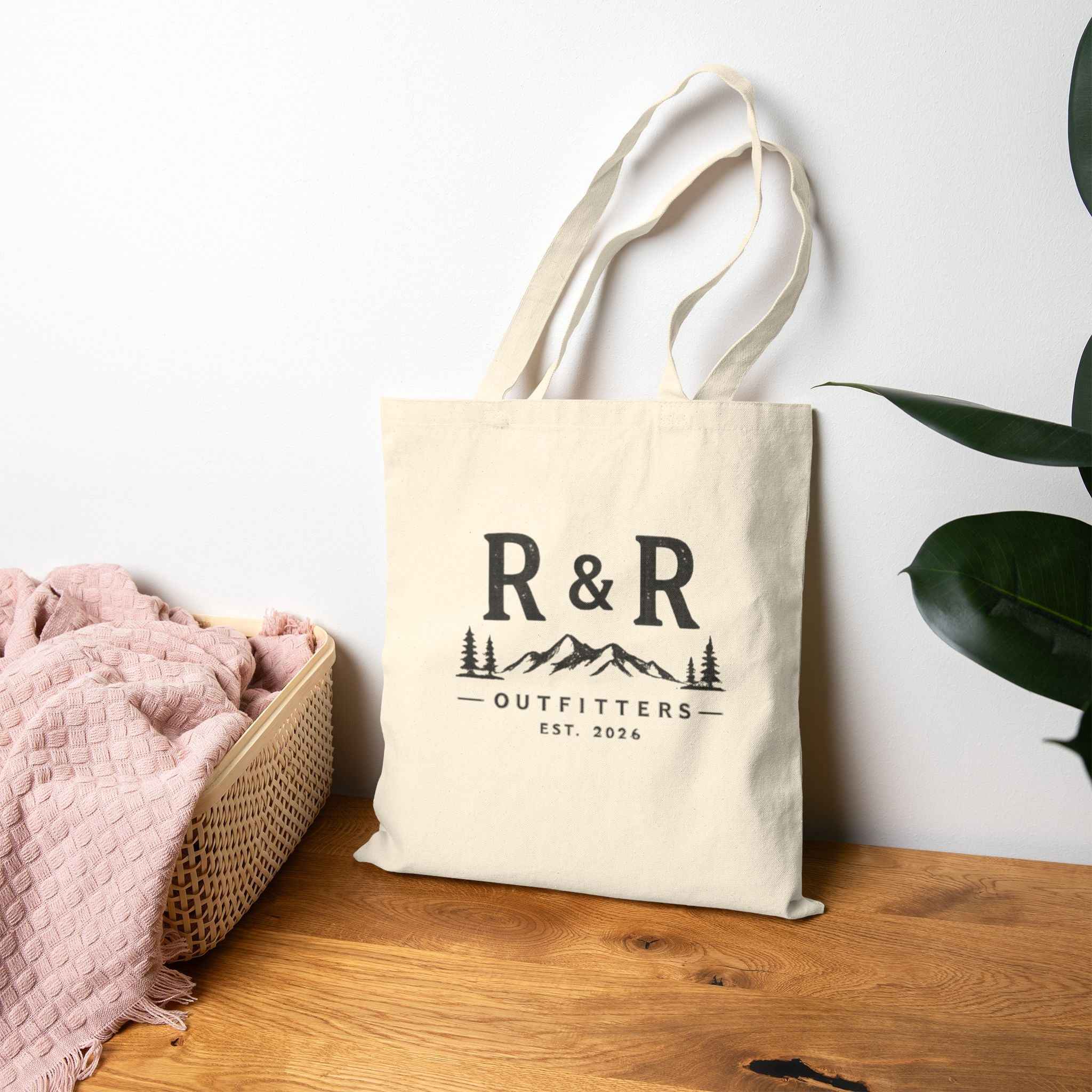 R&R Outfitters Canvas Tote Bag | Heavy-Duty Outdoor Utility Tote