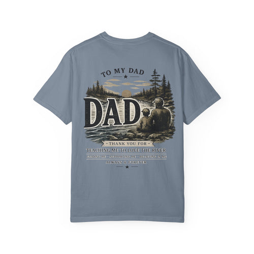 Dad Fishing Scene T-Shirt — "To My Dad" Sentimental Outdoors Gift - Ruck & Ridge Outfitters
