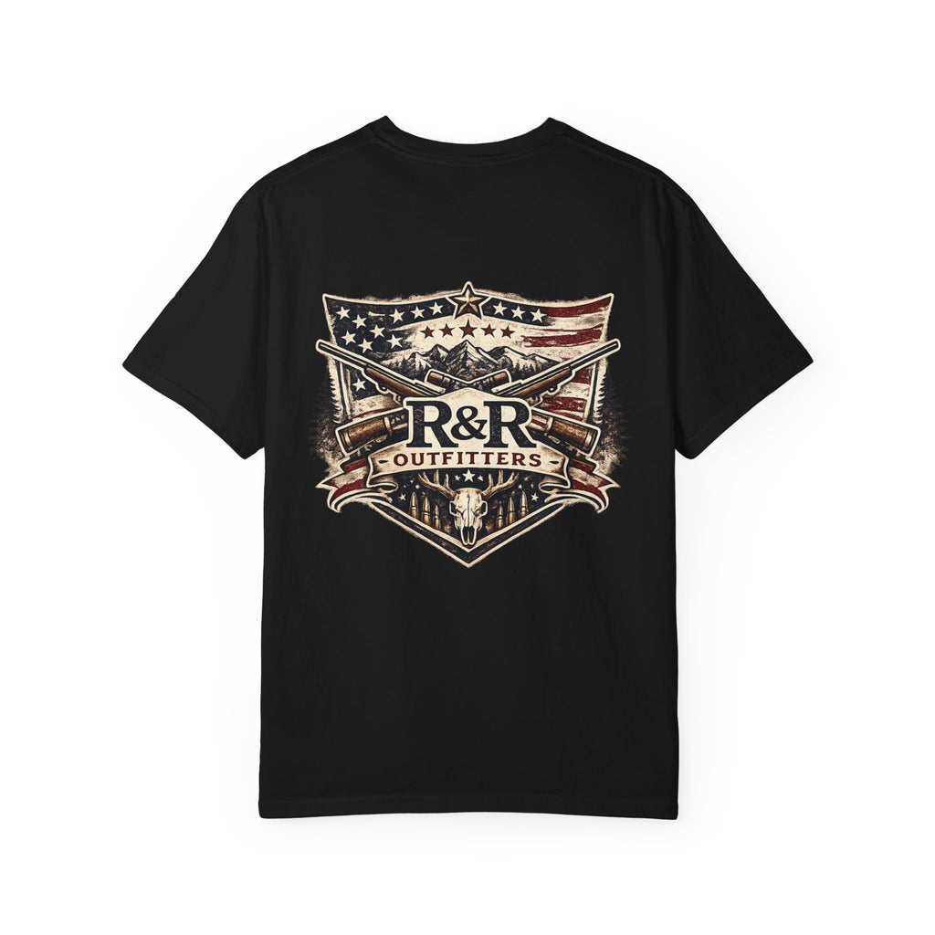R&R Outfitters American Flag Shield T-Shirt - Ruck & Ridge Outfitters