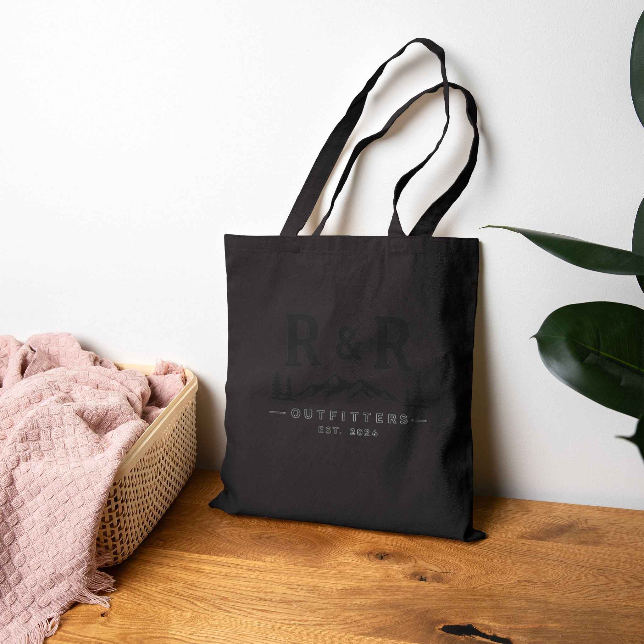 R&R Outfitters Canvas Tote Bag | Heavy-Duty Outdoor Utility Tote