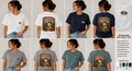 Western Desert Skull Pocket T-Shirt — R&R Steer Skull Graphic
