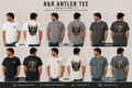 R&R Antler Tee – Mountain Edition
