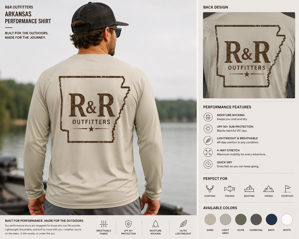 Ruck & Ridge Outfitters™ Performance Solar Hoodie | UPF 50+ Fishing & Outdoor Shirt - Ruck & Ridge Outfitters