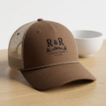 Trucker Cap — R&R Outfitters Logo Rope Hat (Outdoor Camping Vibe) - Ruck & Ridge Outfitters