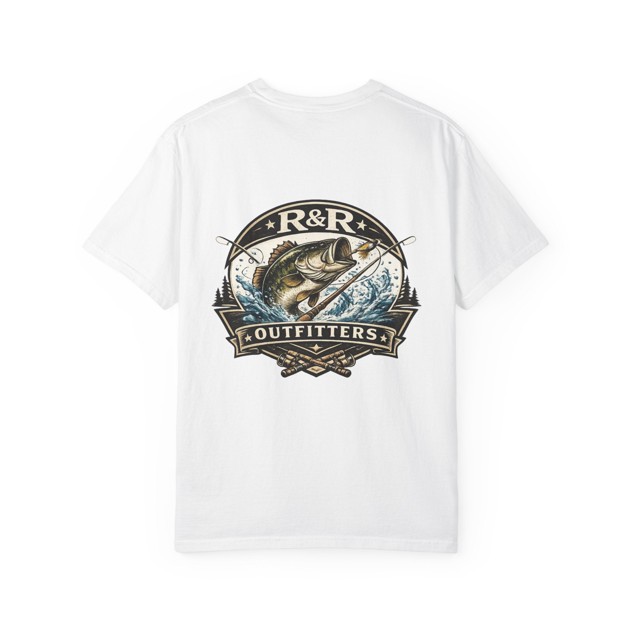 Fishing Logo T-Shirt — R&R Outfitters Bass Graphic Tee - Ruck & Ridge Outfitters