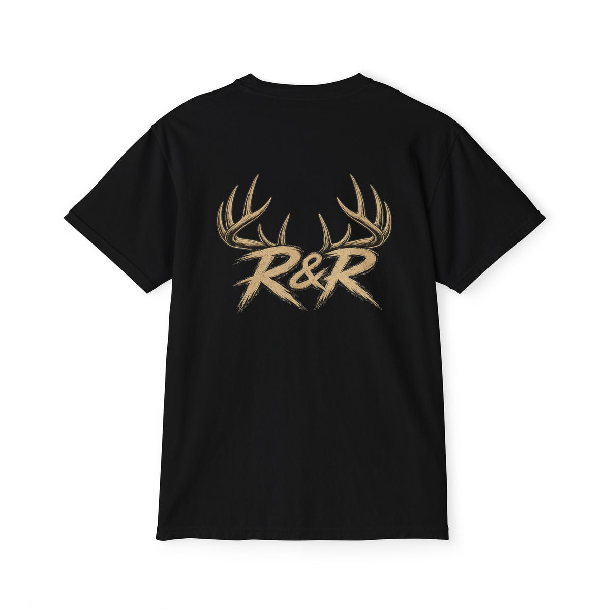 R&R Antler Pocket T-Shirt — Rustic Hunting Graphic Tee - Ruck & Ridge Outfitters