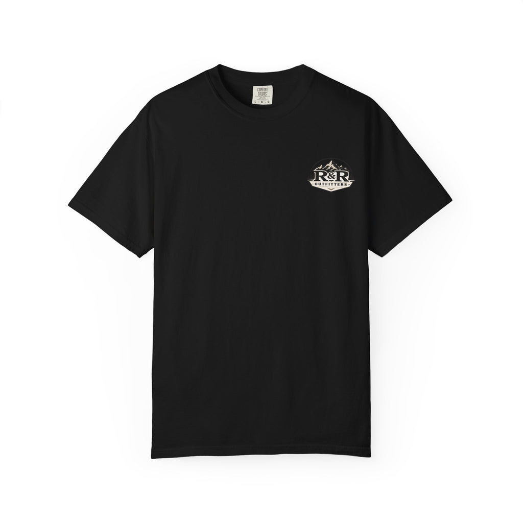 Outdoors T-Shirt — R&R Outfitters Crest Graphic (Hunting & Fishing) - Ruck & Ridge Outfitters