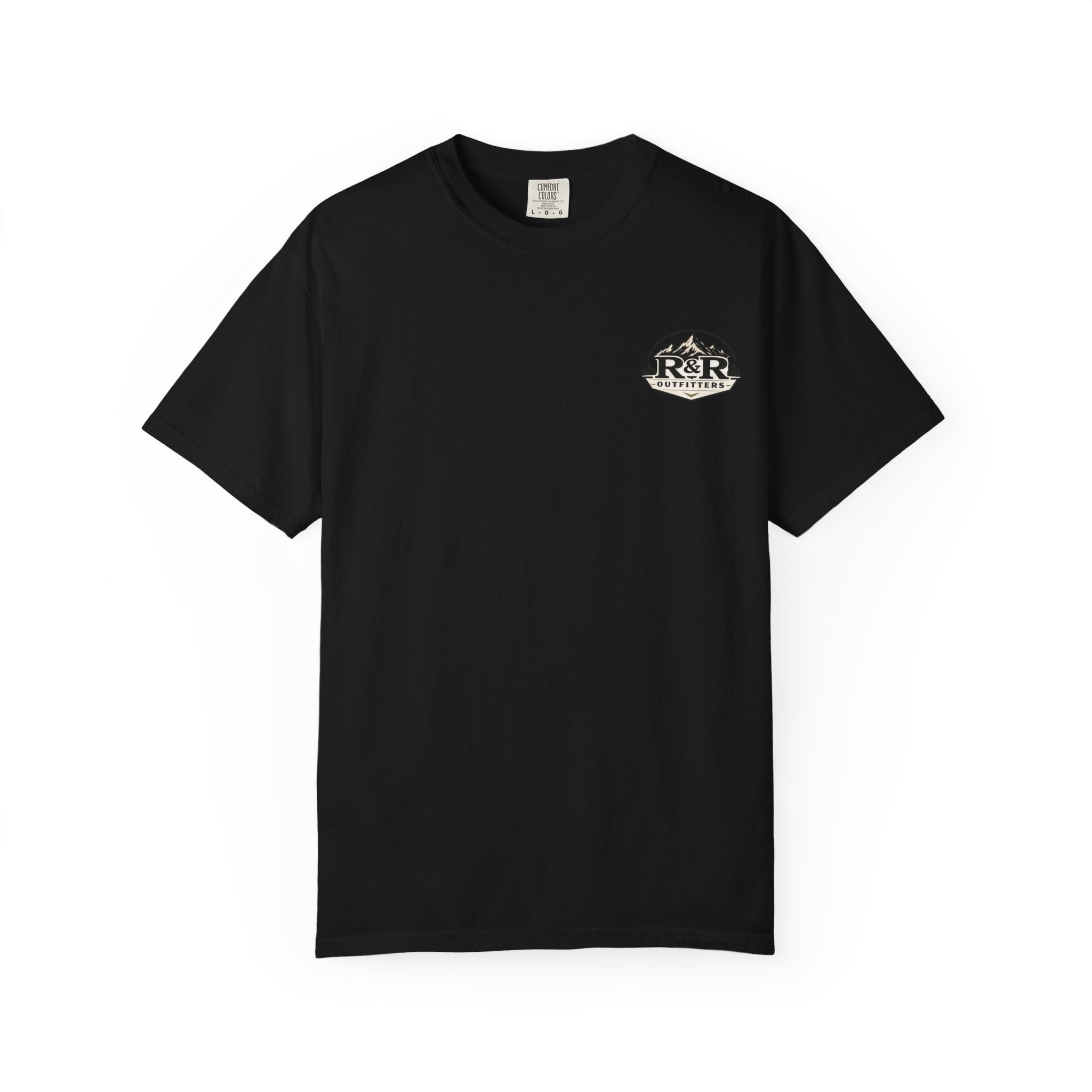 Outdoors T-Shirt — R&R Outfitters Crest Graphic (Hunting & Fishing) - Ruck & Ridge Outfitters