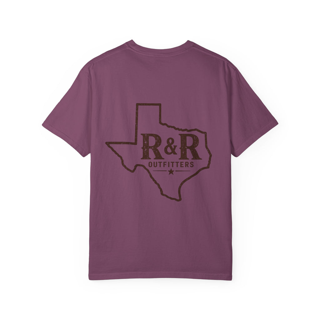 Texas R&R Outfitters T-Shirt — State Outline Logo Tee - Ruck & Ridge Outfitters