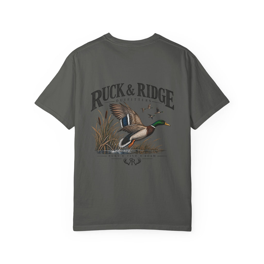 Ruck & Ridge Duck Hunting T-Shirt — Mallard Flight Graphic Tee