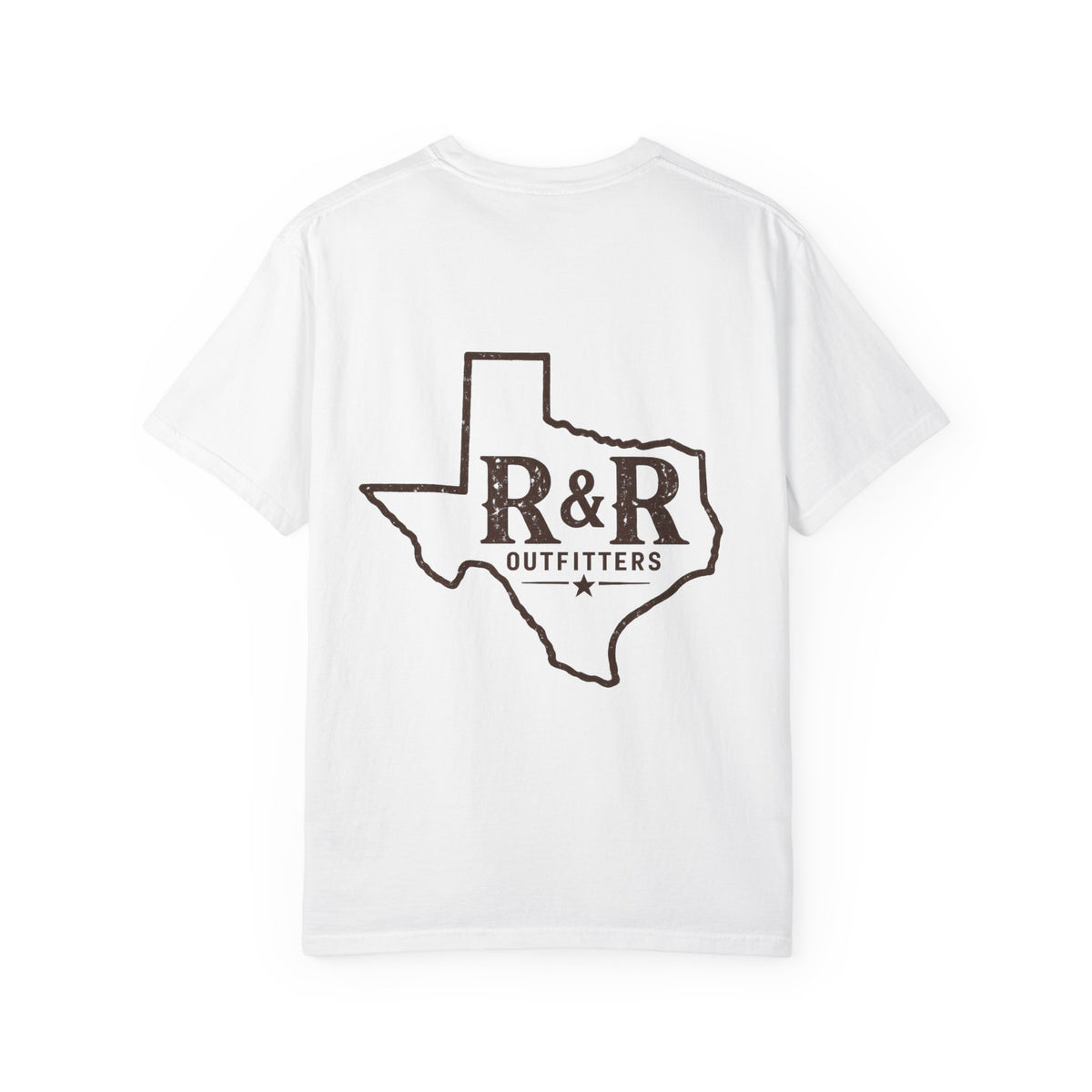 Texas R&R Outfitters T-Shirt — State Outline Logo Tee - Ruck & Ridge Outfitters