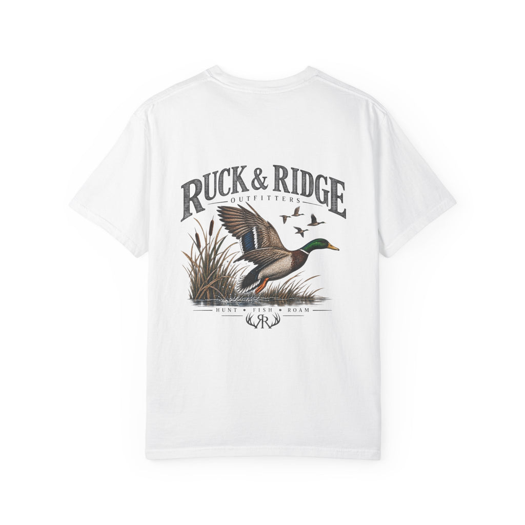 Ruck & Ridge Duck Hunting T-Shirt — Mallard Flight Graphic Tee