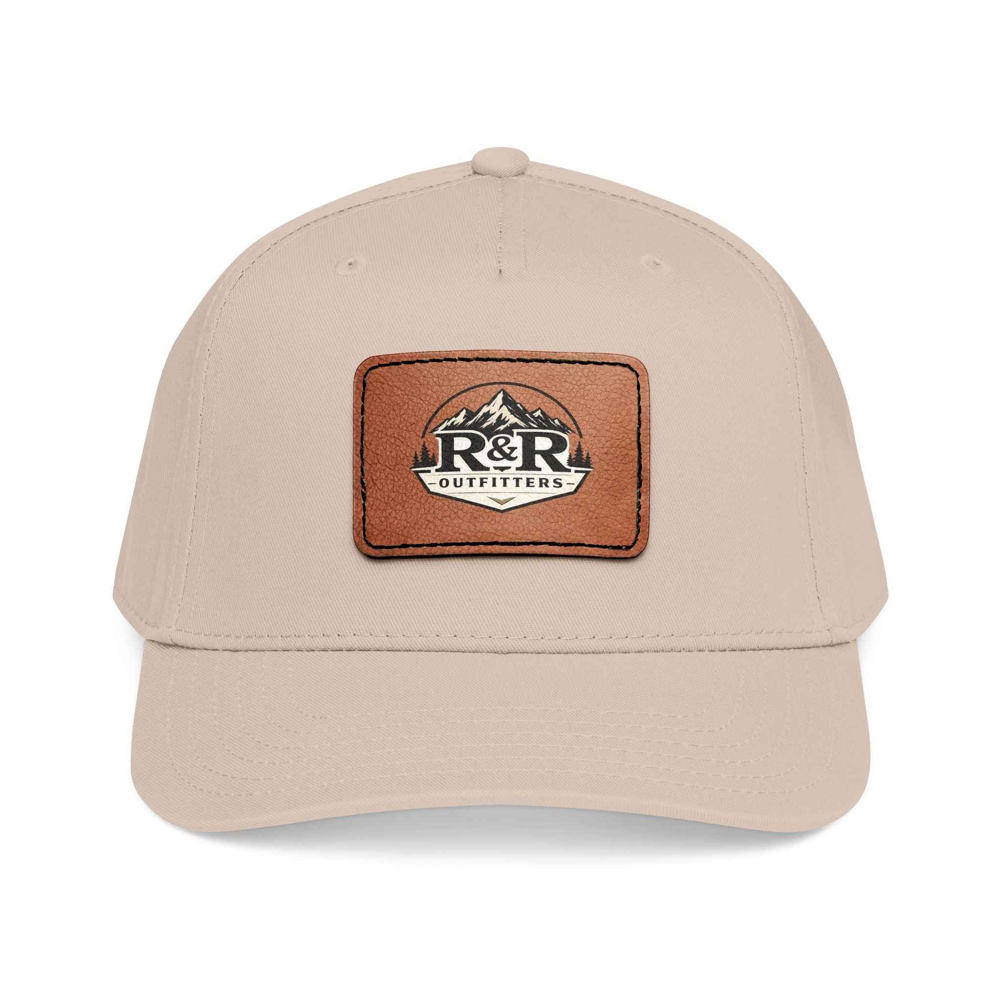 Leather Patch Baseball Cap - R&R Outfitters Mid Profile - Ruck & Ridge Outfitters
