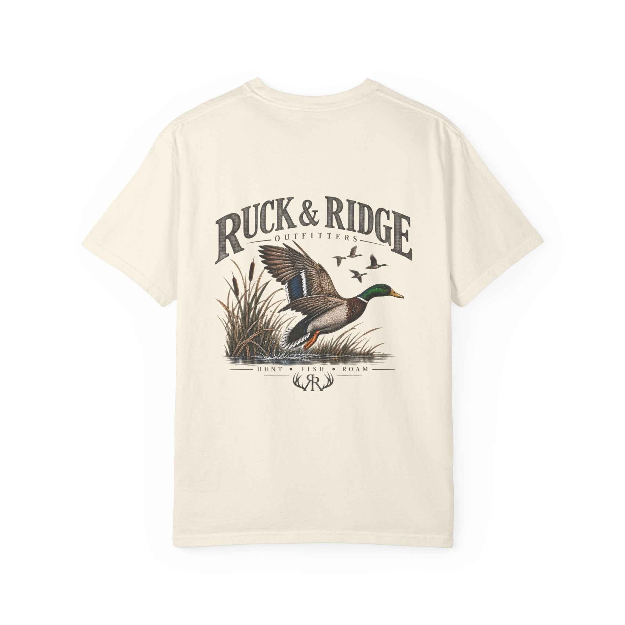 Ruck & Ridge Duck Hunting T-Shirt — Mallard Flight Graphic Tee