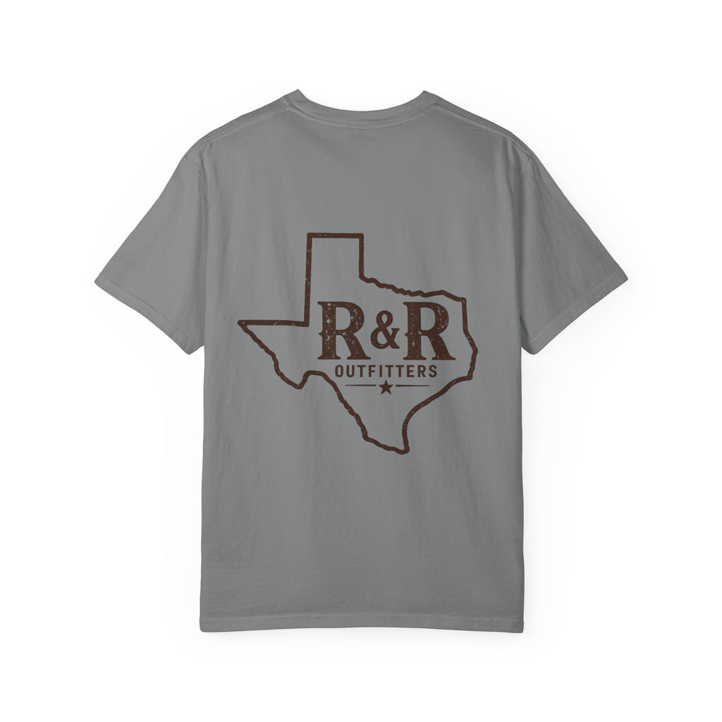Texas R&R Outfitters T-Shirt — State Outline Logo Tee - Ruck & Ridge Outfitters