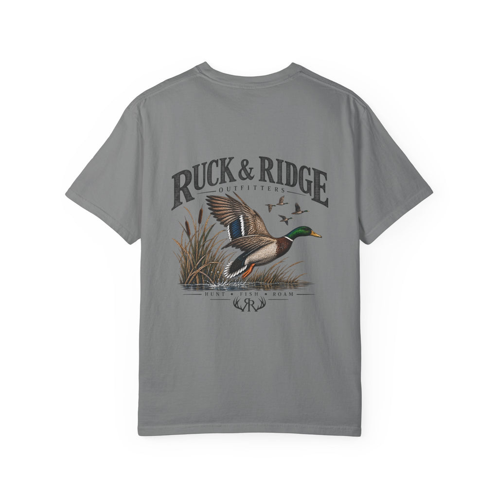Ruck & Ridge Duck Hunting T-Shirt — Mallard Flight Graphic Tee