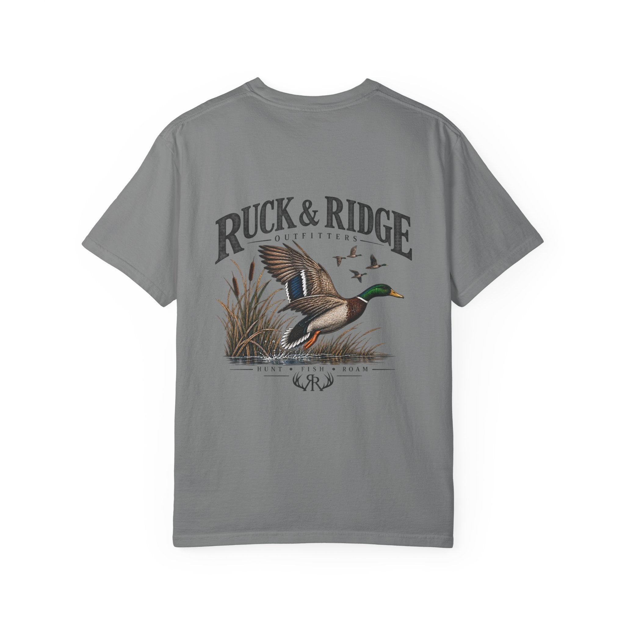 Ruck & Ridge Duck Hunting T-Shirt — Mallard Flight Graphic Tee