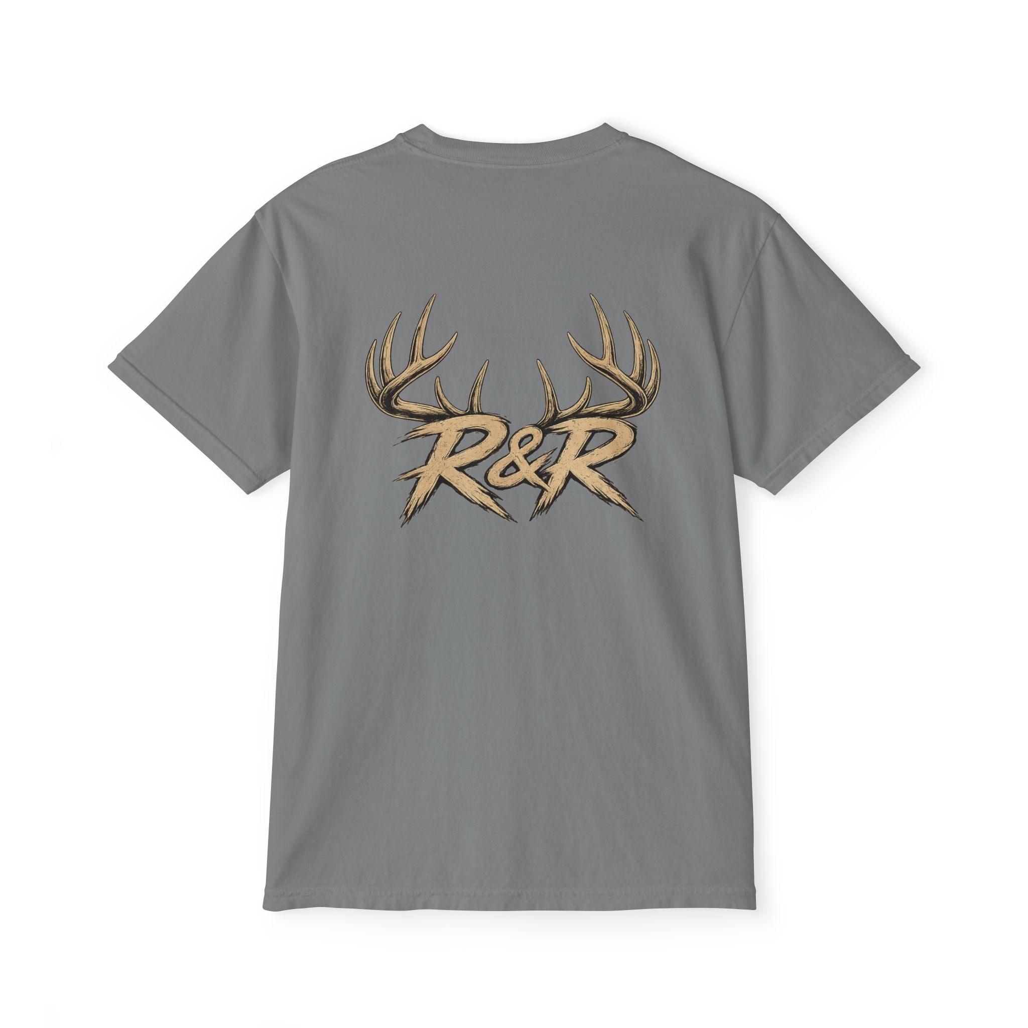 R&R Antler Pocket T-Shirt — Rustic Hunting Graphic Tee - Ruck & Ridge Outfitters