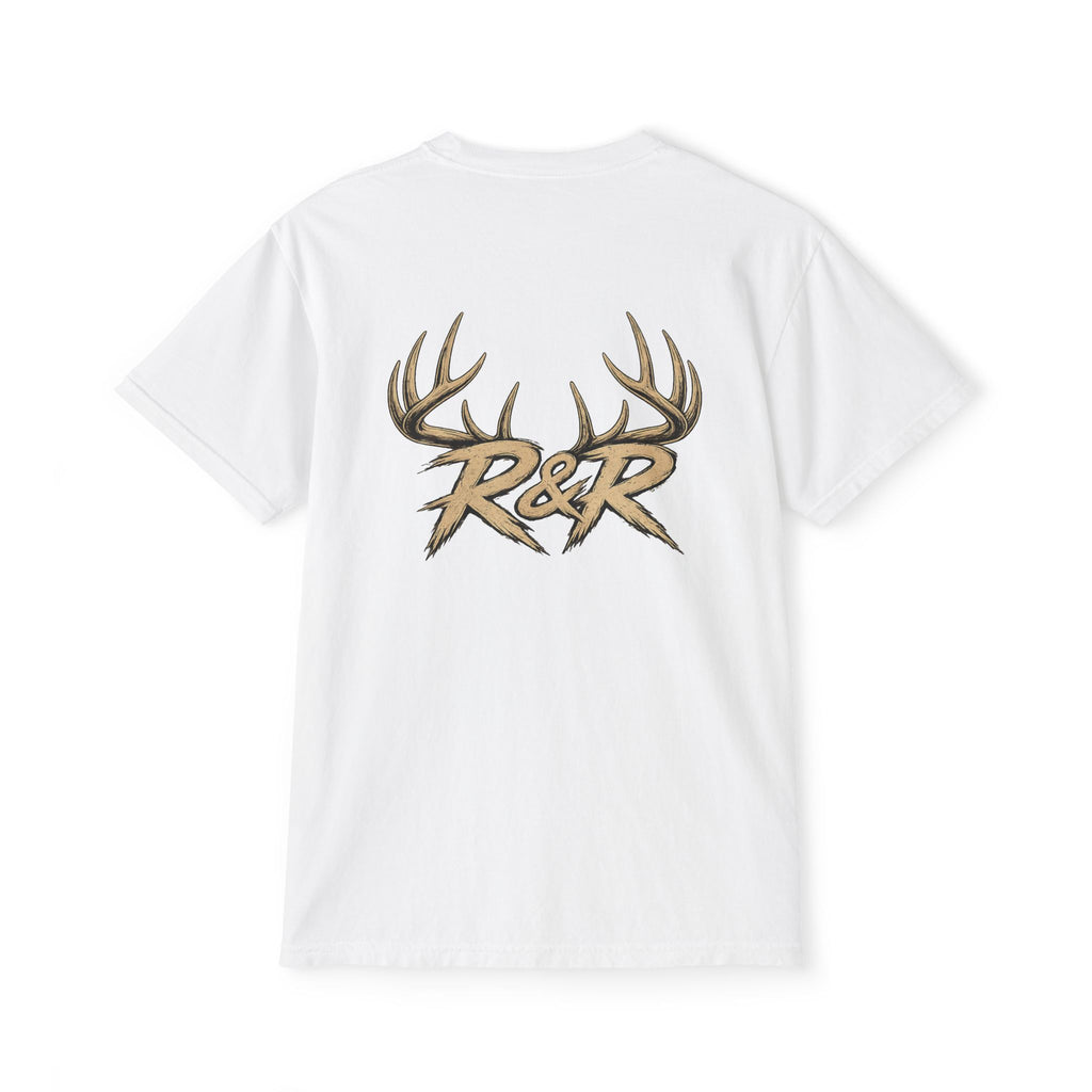 R&R Antler Pocket T-Shirt — Rustic Hunting Graphic Tee - Ruck & Ridge Outfitters