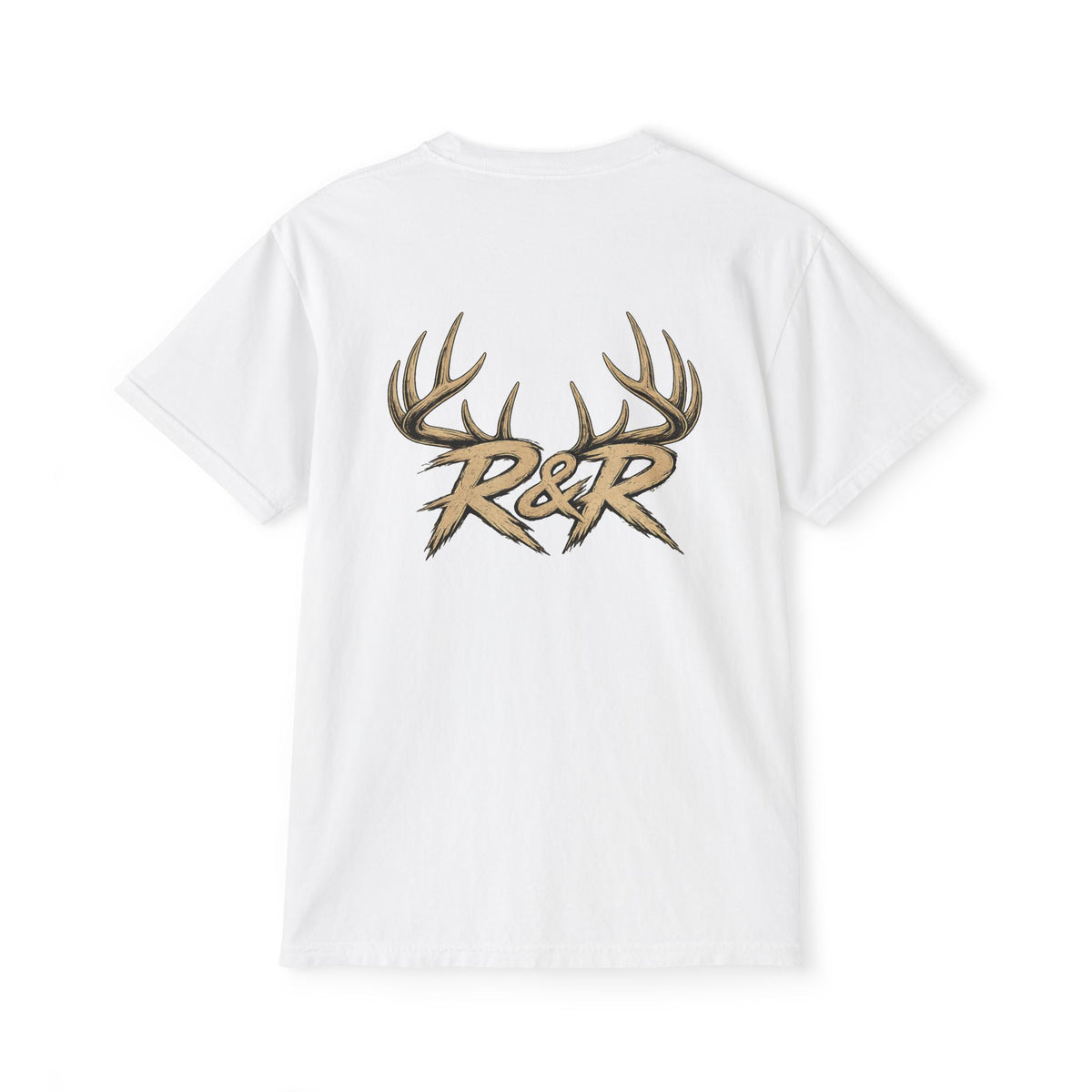 R&R Antler Pocket T-Shirt — Rustic Hunting Graphic Tee - Ruck & Ridge Outfitters
