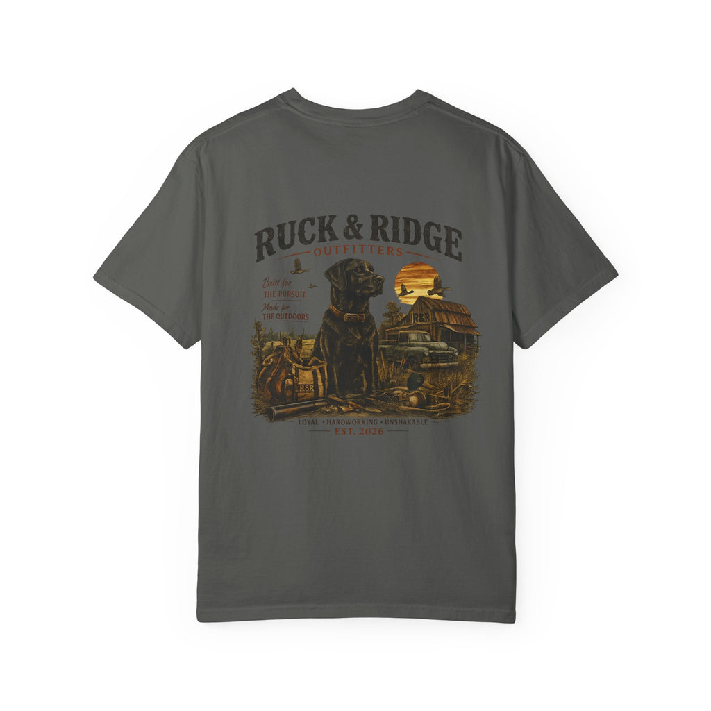 Ruck & Ridge Outfitters Graphic Tee with Black Lab