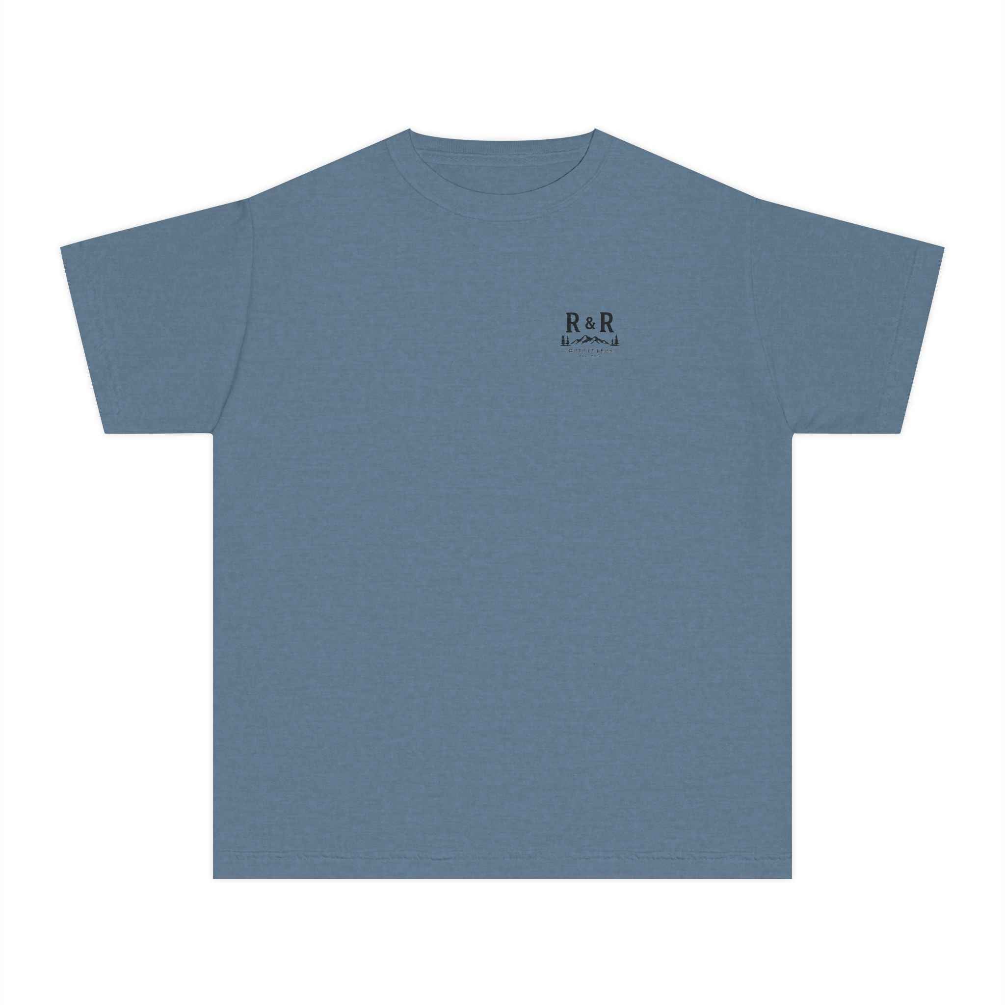 Little Ridge Crew Youth Tee — Vintage Forest Adventure Kids Shirt - Ruck & Ridge Outfitters