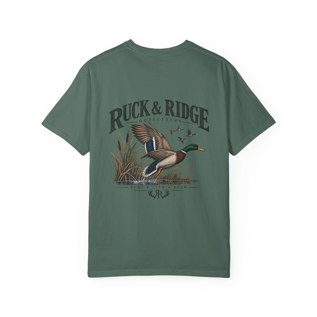 Ruck & Ridge Duck Hunting T-Shirt — Mallard Flight Graphic Tee